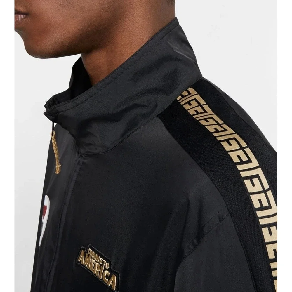 Nike Basketball Giannis Coming To America Track Jacket CQ6308-010 Men's Size XL
